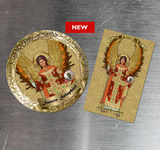 Saint Selaphiel Archangel Magnets. Orthodox Icon Style Magnets