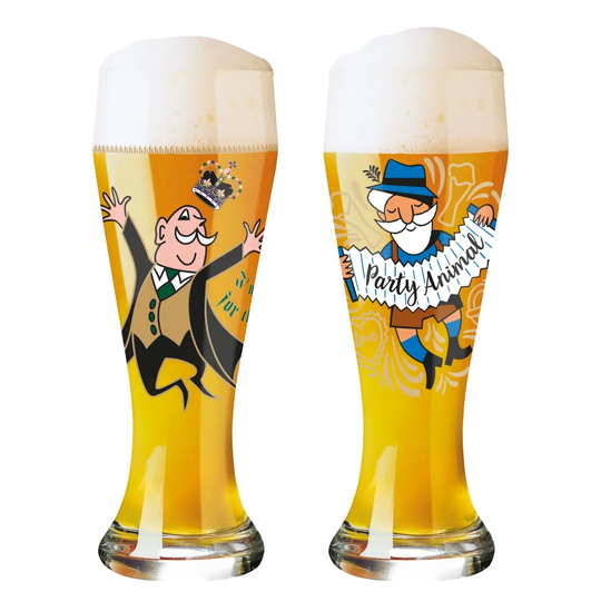 Weizen 2 Piece 645ml Wheat Beer Glass Set