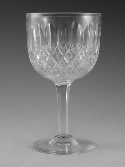 Thomas Webb Crystal - Normandy Cut Claret Wine Glass/Glasses 4 3/4