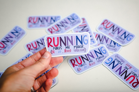 Running Makes Me Magical Magnets, Magnet Gift For Her