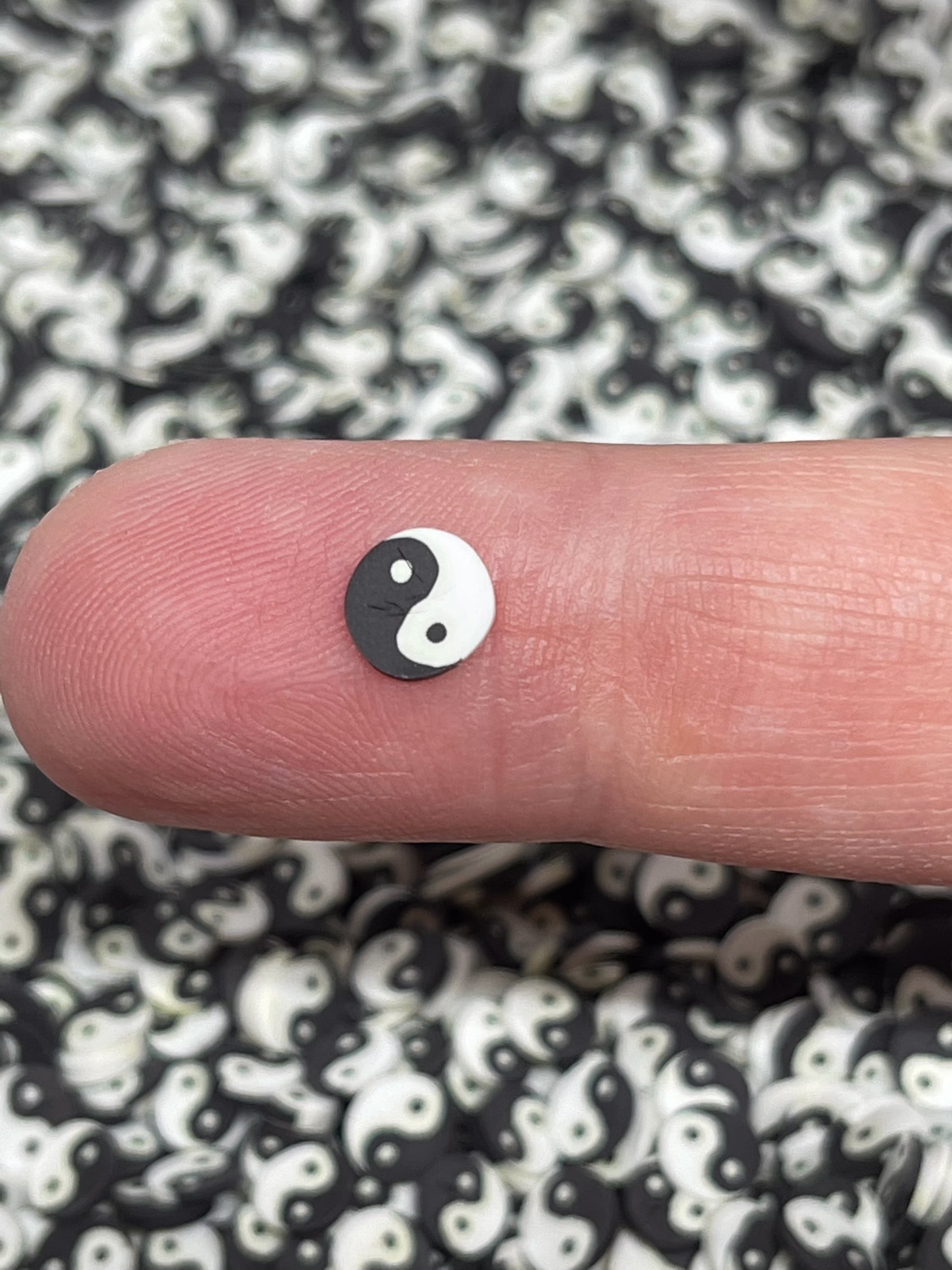 Yin Yang, Polymer Sprinkles, Nail Art, Resin Crafts, Tumbler, Jimmies, Clay Shaker Filler, Slime Supplies