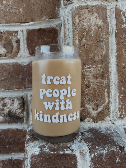 Treat People With Kindness Ice Coffee Cup