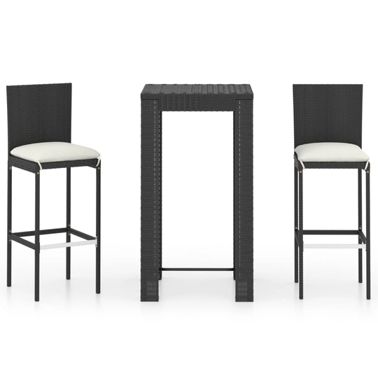 Bessye 2 Seat Bar Height Dining Set with Cushions