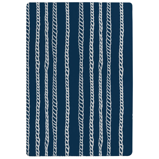 Kirk Rope Shaggy Blue/White Rug