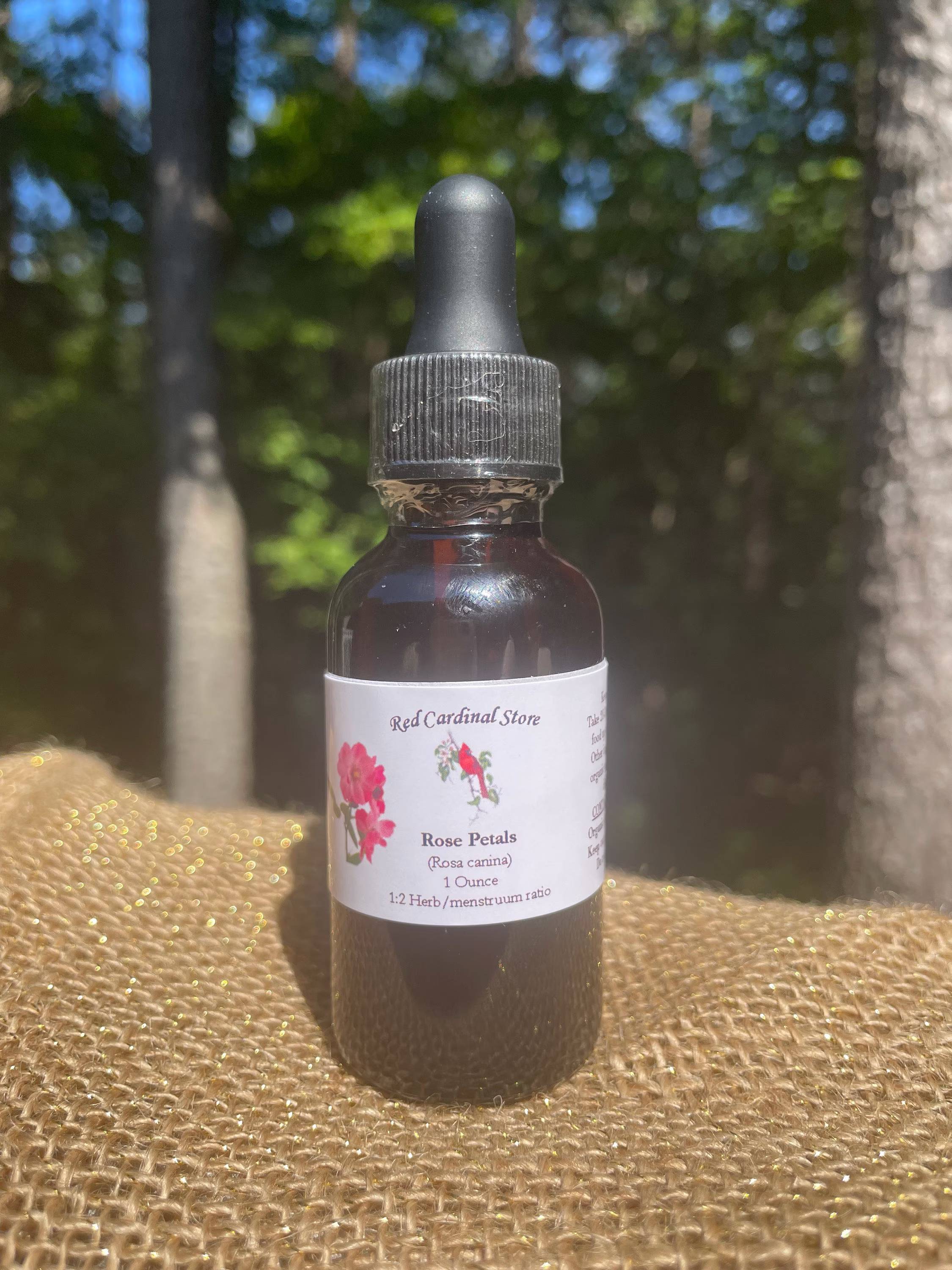 Rose Petals | Rosa Canina, Dog Rose Tincture Herb Extract Double Extraction