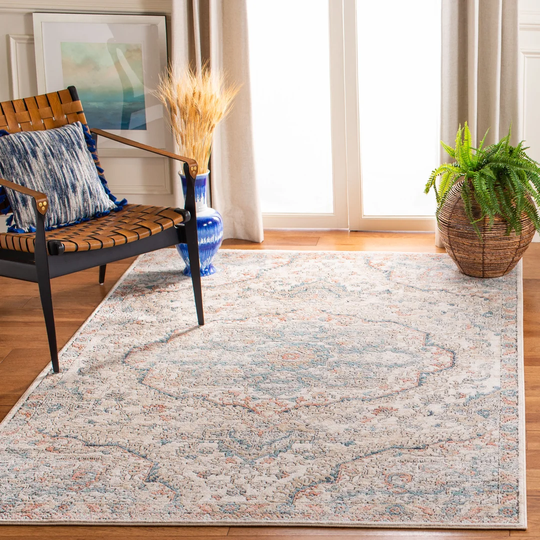 Symons Looped/Hooked Ivory Rug