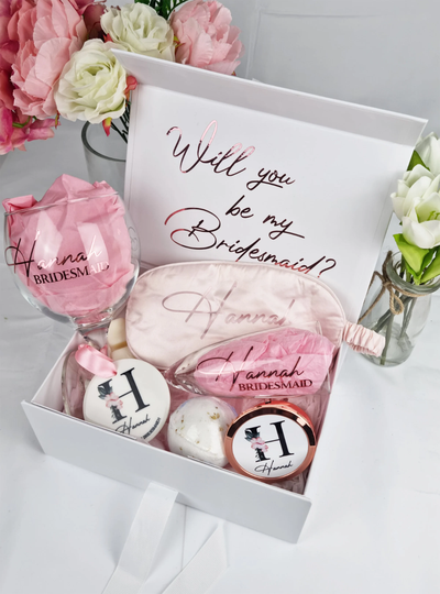 Bridesmaid Gift Box Set, Bridesmaid Proposal, Will You Be My Bridesmaid, Personalised Box