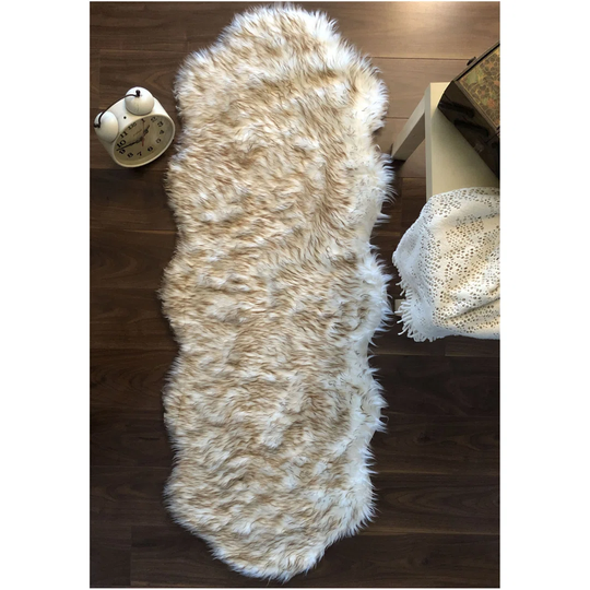 New Bedford Flatweave White/Brown Rug