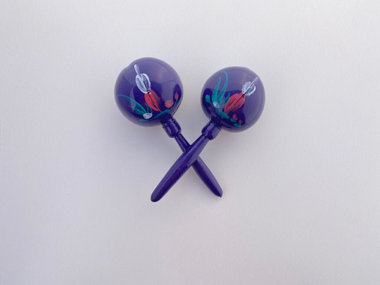 Maracas Purple Traditional Mexican Fiesta Party Favor Destination Wedding Gift For Guests Mexico Memento Souvenir Birthday
