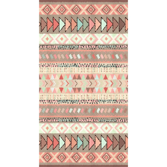 Newsome Cotton Brown/White Rug