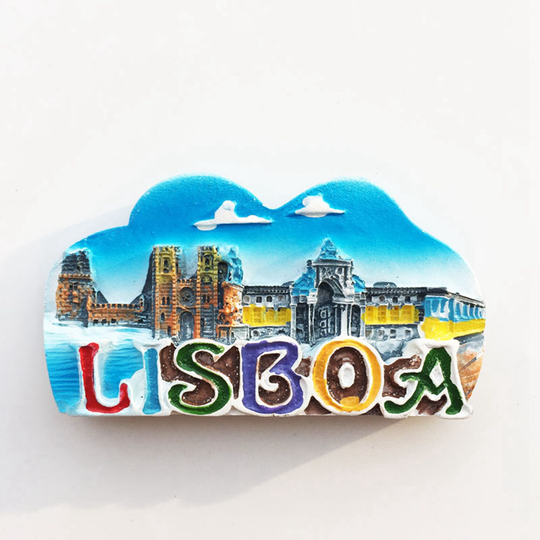 Lisbon Portugal Fridge Magnet Travel Souvenir Gift Collection Craft Refrigerator Decoration