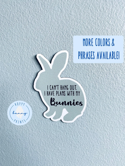 Two Bunny Lover | Up-Eared Magnets