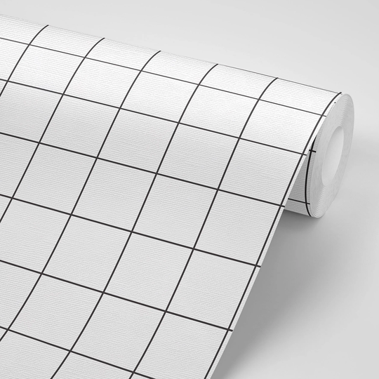 Sticker Wallpaper Easy Diy Apply Paper Free Peel & Stick Selfadhesive Textile Based - Grid