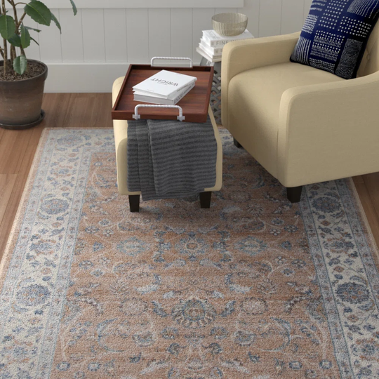 Abston Cream/Grey/Brown Area Rug