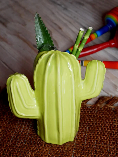 Cactus Ceramic Cocktail Mug - Lime