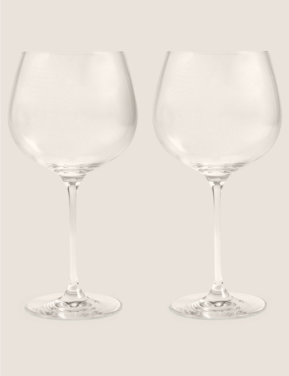 Set of 2 Gin Glasses beige