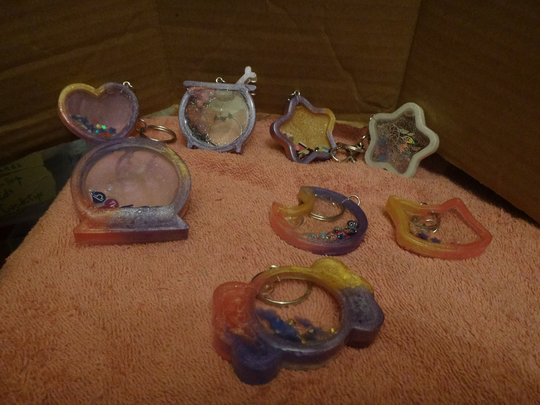 Assorted Shakers Key Ring/Backpack Clip
