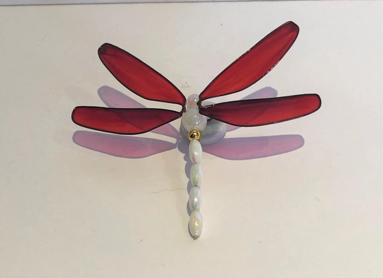 Dragonfly Fairtrade Fridge Magnet in A Gift Box