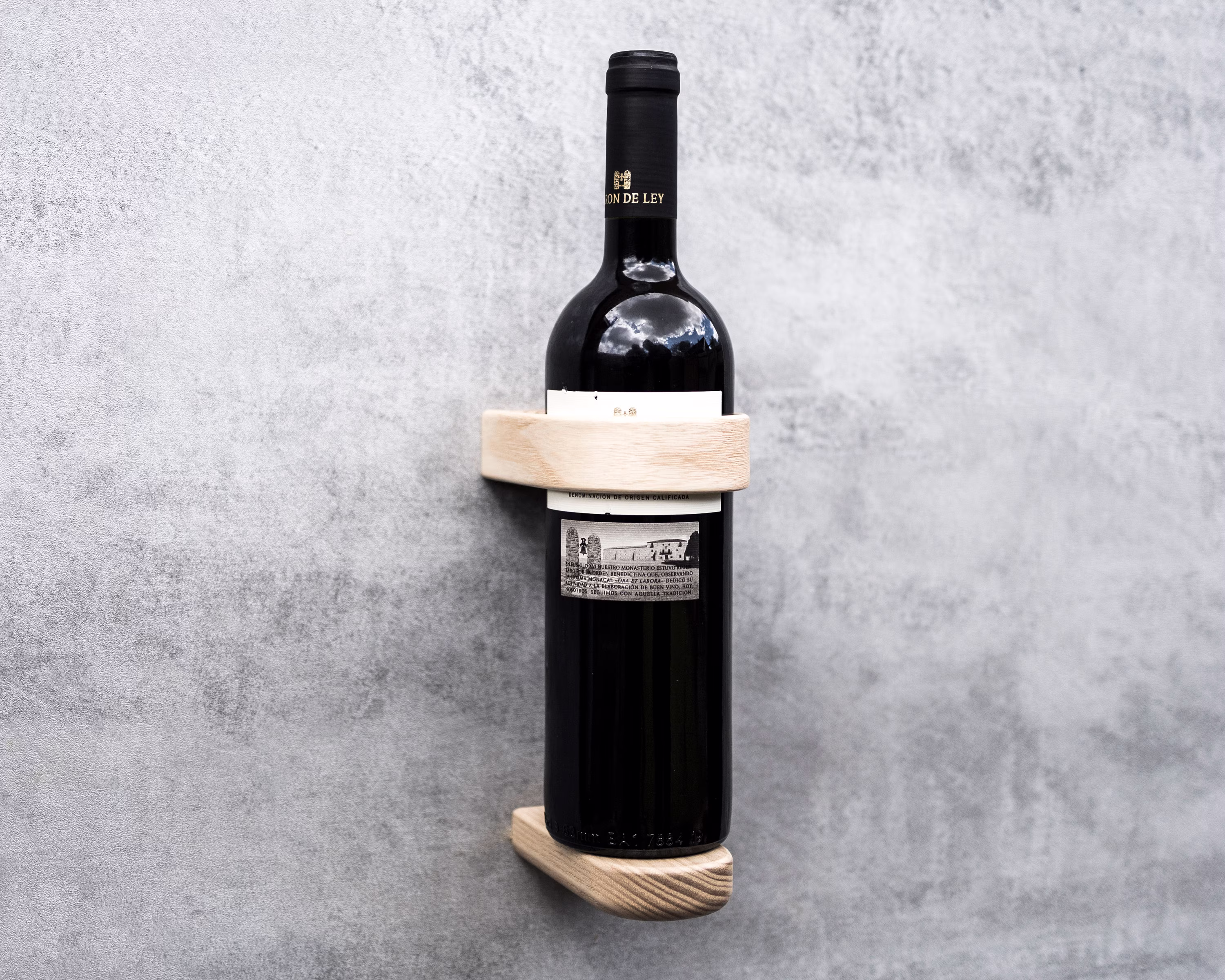 Vino | Ash Wine Bottle Wall Mount Storage Kitchen Gifts For Him Her