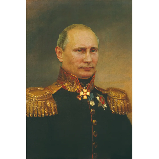 Military Poutine - Art Print on Canvas