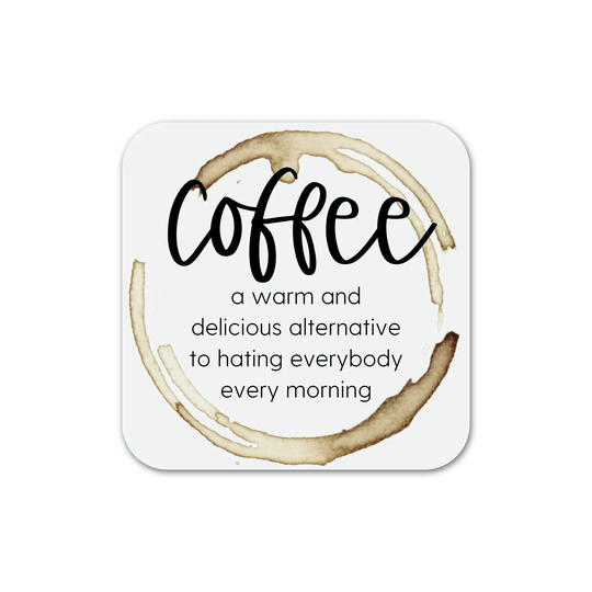 Coffee Magnet, Funny Fridge Refrigerator Kitchen Office Coworker Gift Idea