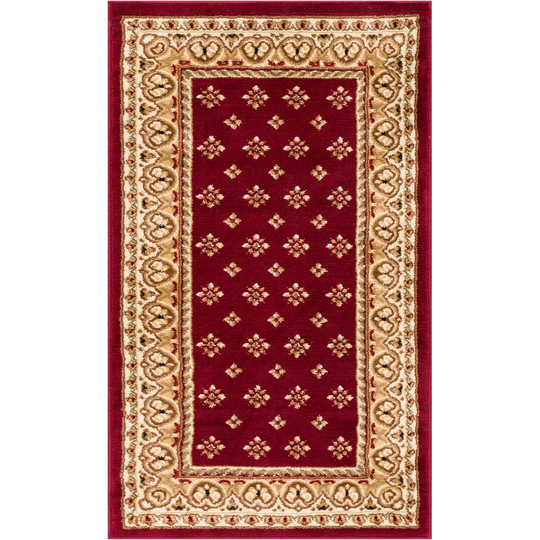 Barclay Hudson Terrace Transitional Tufted Red Rug