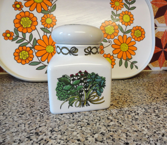 Taunton Vale Bouquet Garni Large Storage Jar From 1960S-1970S
