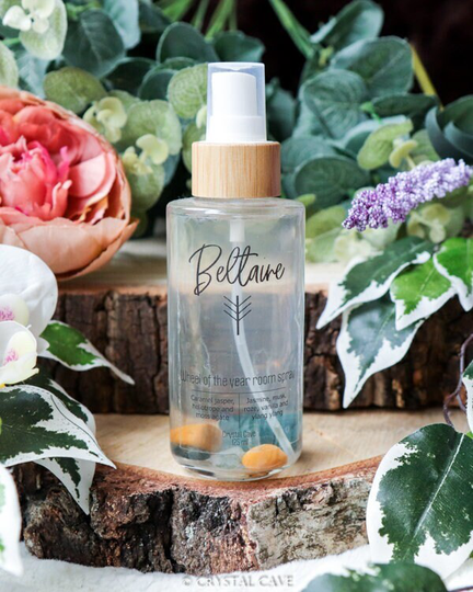 Beltaine Room Spray Aura/Wheel Of The Year Witchcraft Witch Wicca Altar Druid Pagan Perfume Crystal Essential Oil Aromatherapy