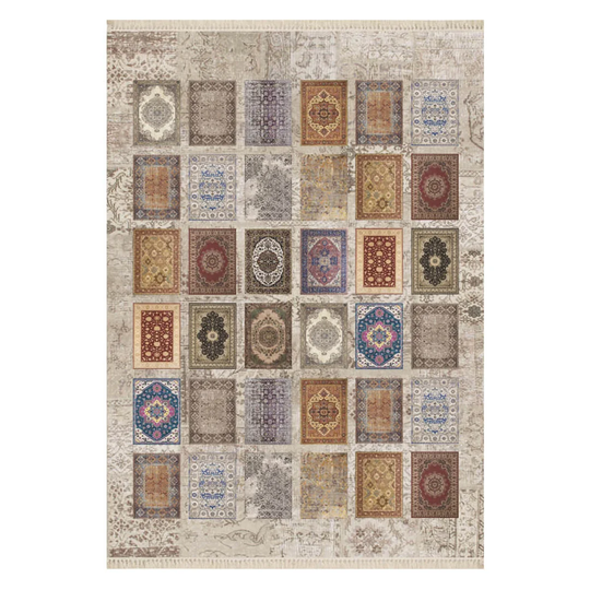 Greydon Flatweave Beige/Brown/Yellow Rug