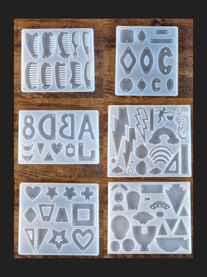 Resin Earring Silicone Mould
