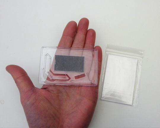 Blank Clear Plastic Fridge Magnet For Photo. Drawing, Childrens Art Work, 70 X 45mm, Made in The UK