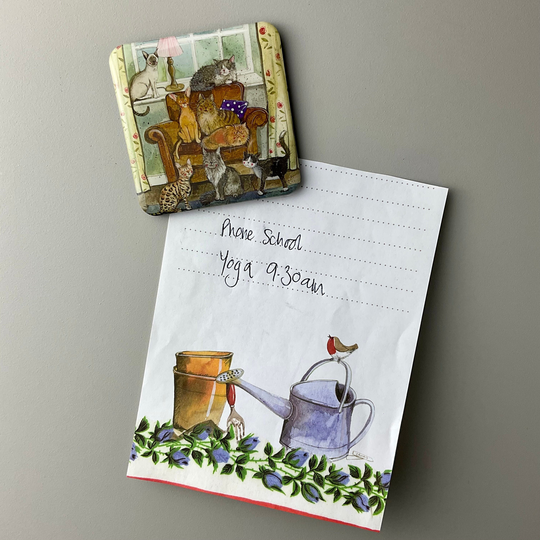 Cat House Fridge Magnet - Alex Clark