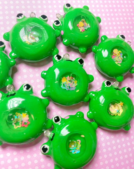 Frog Clay Shaker Charm