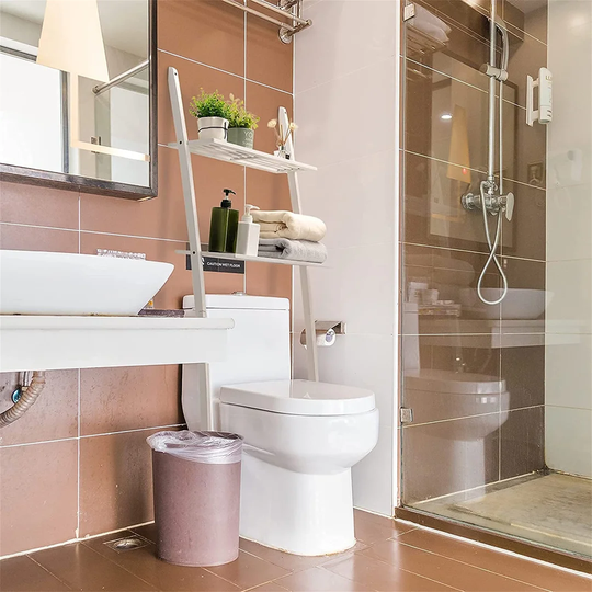 Saffold 62.99Cm W x 177.46Cm H x 33.02Cm D Free-Standing Over the toilet