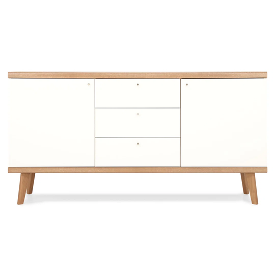 Hetton 160 Cm Wide 3 Drawer Sideboard