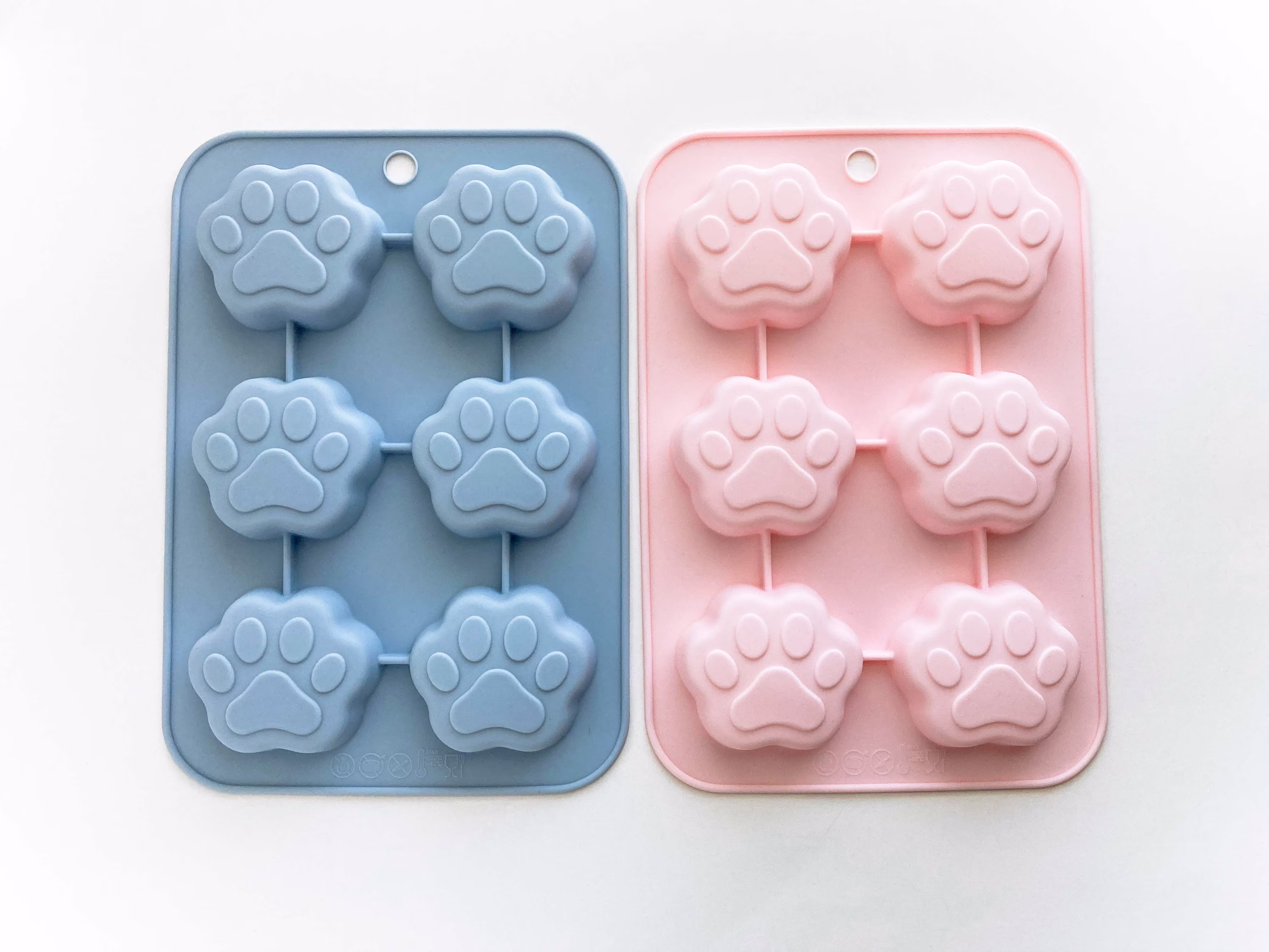 Puppy Paw Baking Mold | Dog Treat Molds Cat & Crafting Supplies Cute Soap Jello Ice Tray Candle