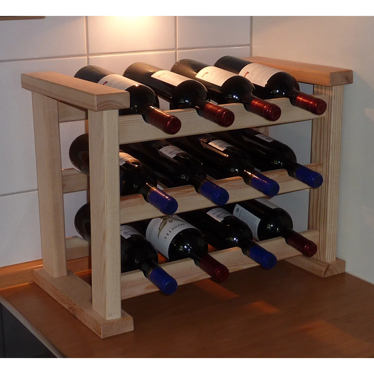 12 Bottle Wine Rack Set