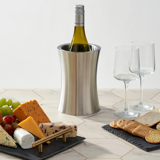 Stainless Steel Double Walled Wine Bottle Cooler For Party