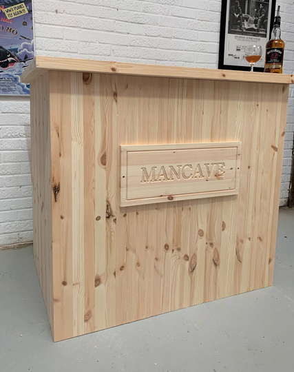 Personalised Original Home Bar in Pine