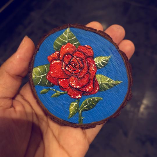 Paint The Roses Red Fridge Magnet