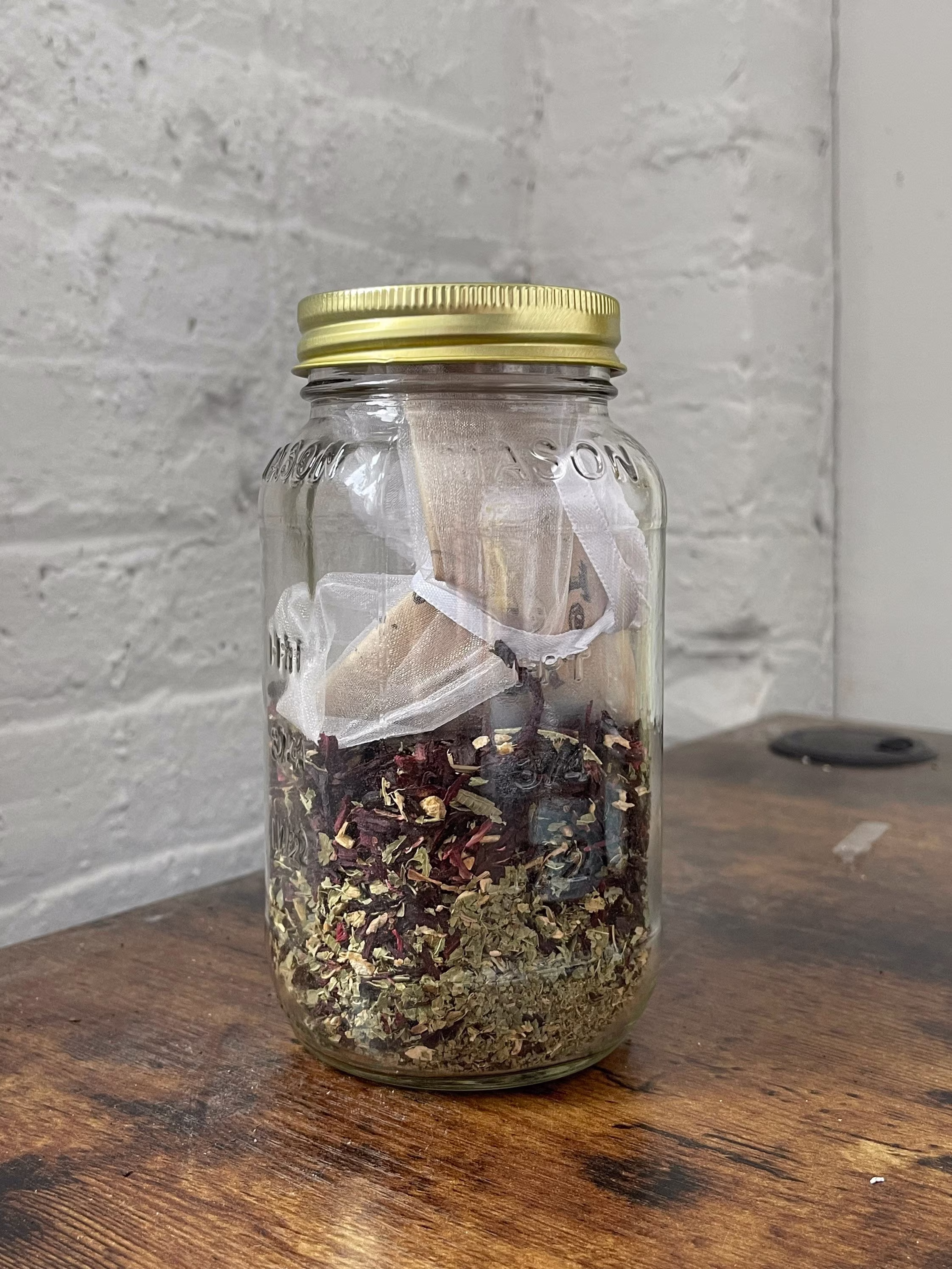 Hibiscus Jasmine Diy Home Cocktail Syrup Kit - Organic, Healing Herbal Remedy For Summer