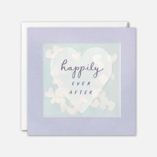 Happily Ever After Anniversary Card With Paper Confetti - Shakies By James Ellis