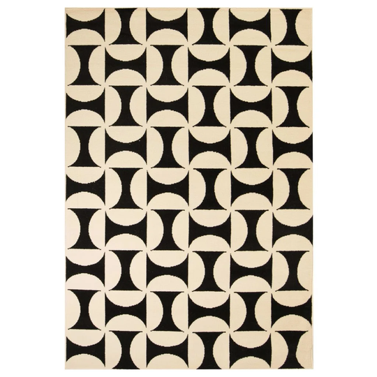 Ledbetter Shaggy Beige/Black Indoor/Outdoor Rug