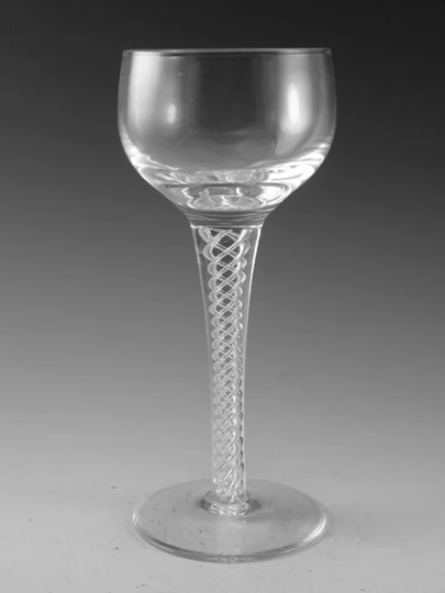 stuart Crystal - Ariel Cut Hock Wine Glass/Glasses 7