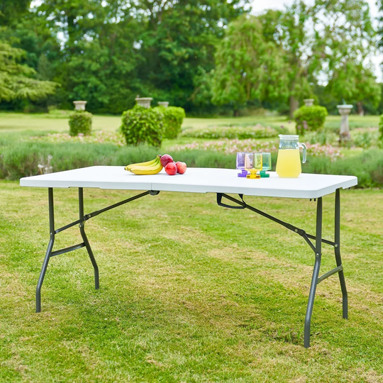 Fossum 122Cm Plastic Rectangular Portable Folding Table