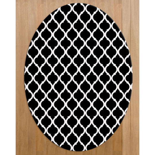 Borowski Flatweave Black/Cream Rug