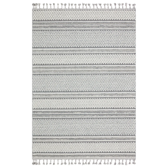 Haru Flatweave Ivory/Grey Rug