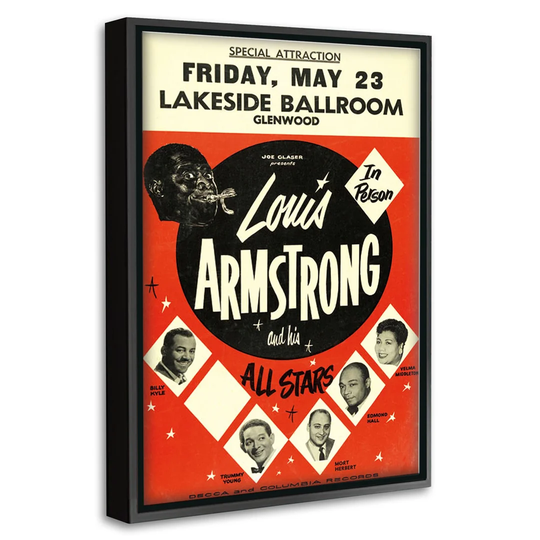Louis Armstrong - Art Print