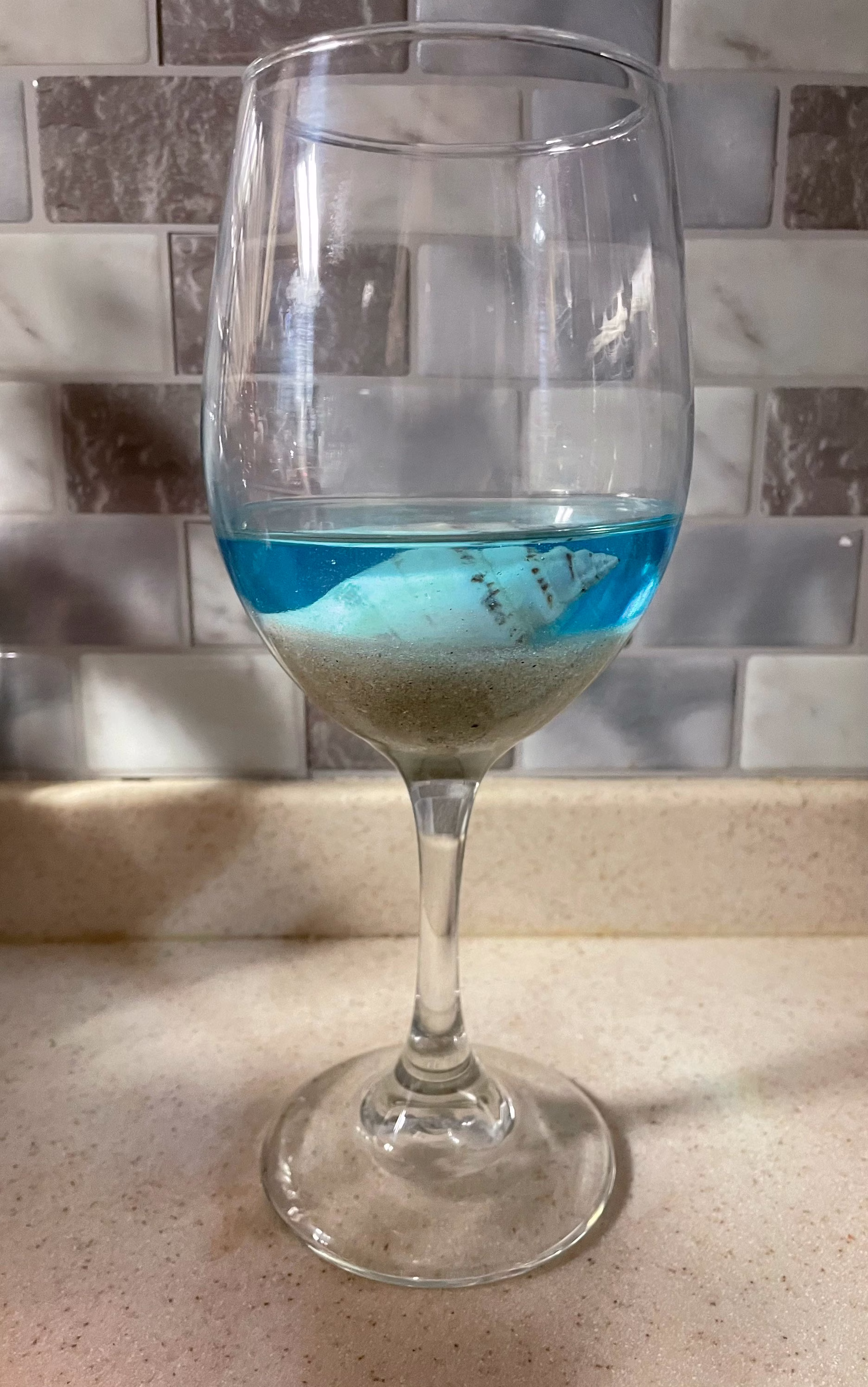 Ocean Themed Wine Glasses