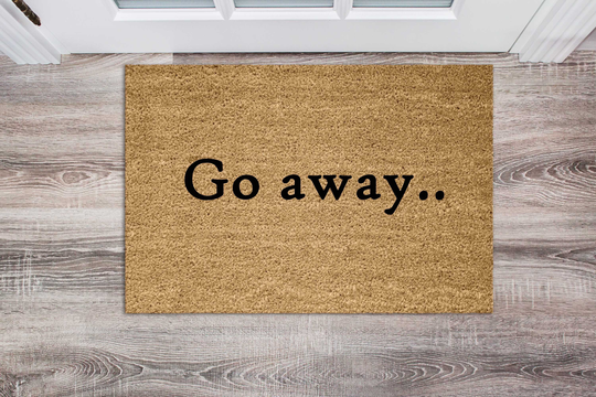Go Away Doormat